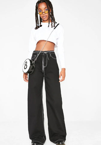 Midnight Skate Wide Leg Pants