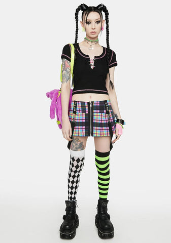 Against All Odds Crop Tee