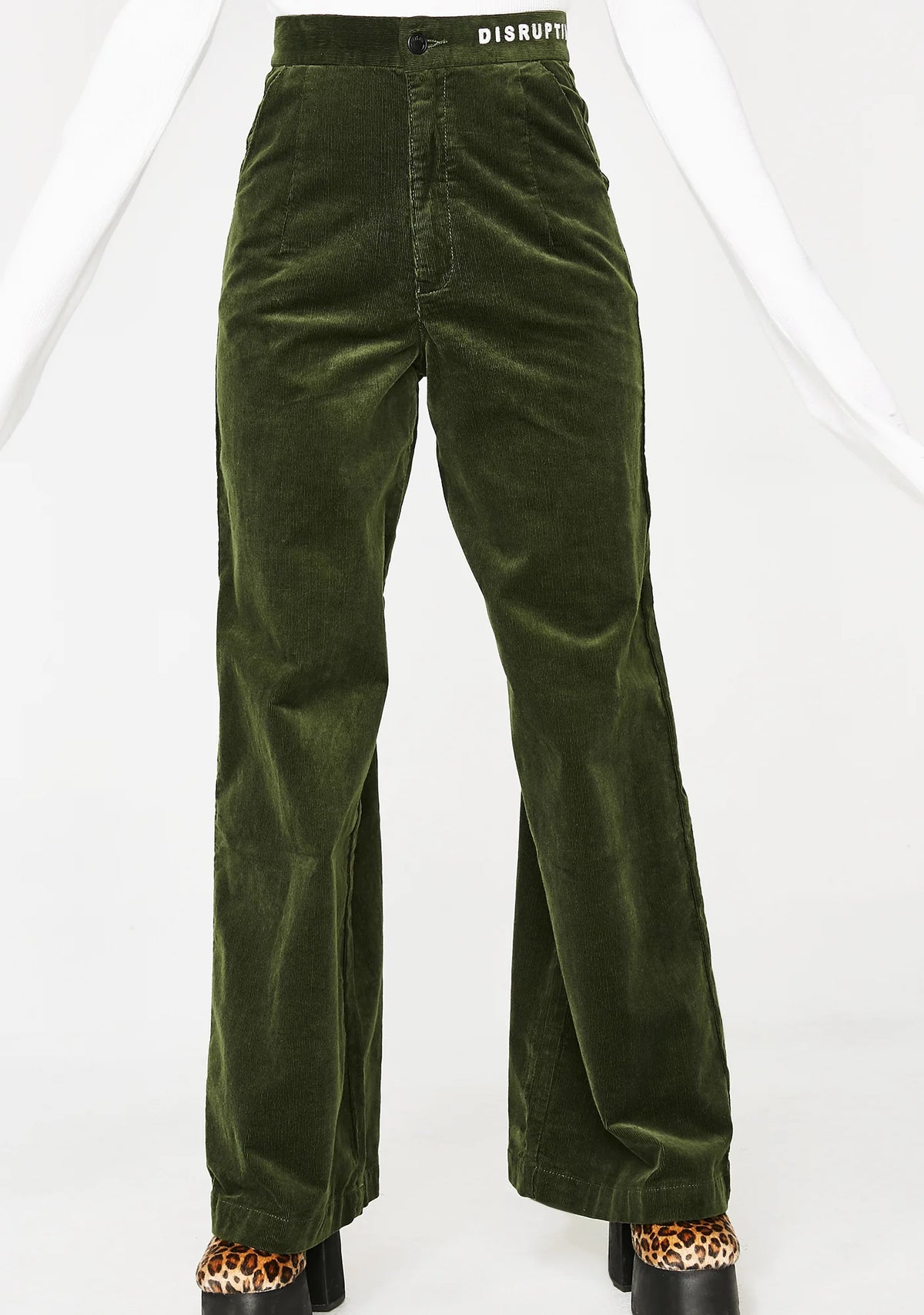 Wide Leg Corduroy Pants
