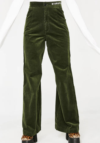 Wide Leg Corduroy Pants