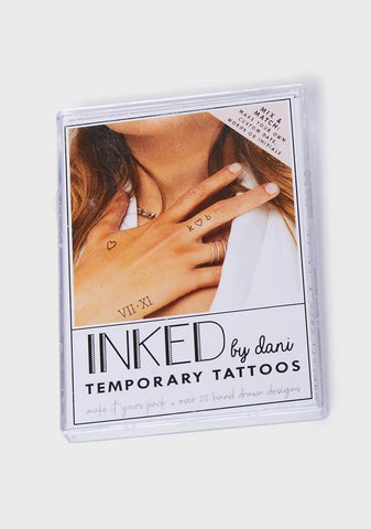 Make It Yours Temporary Tattoo Pack