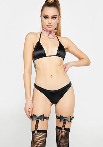 Keep Me Around Garter Set