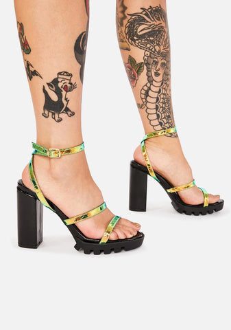 Dream City Iridescent Heels