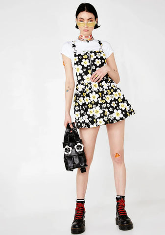 Hazy Daisy Overall Dress