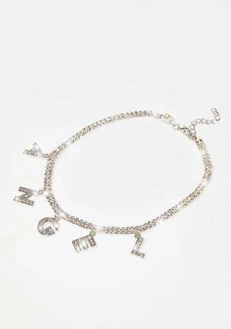 Fit For An Angel Rhinestone Necklace