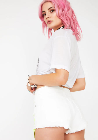 Nuclear Drip Denim Shorts