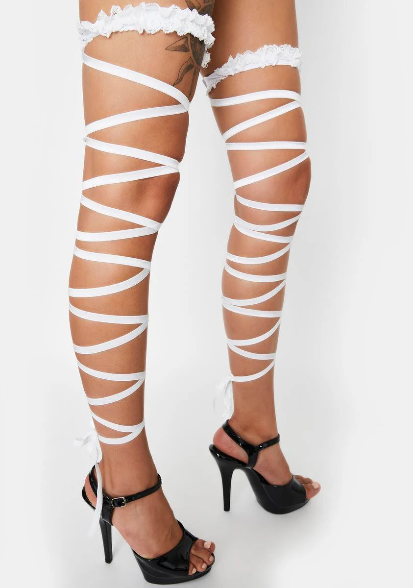 Angel Serenade Me Garter Leg Wraps