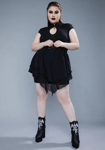 My Warrior Spirit Spiked Mini Dress