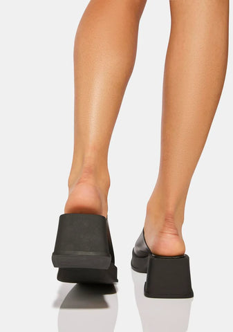 Hennie Platform Mules
