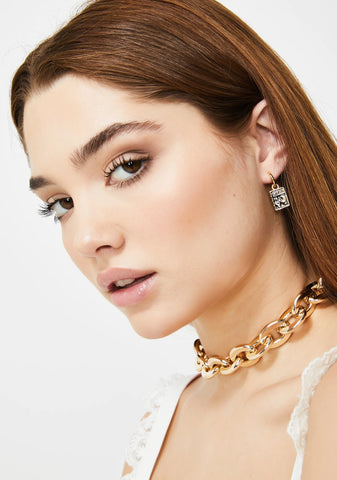 Mystic Spells Gold Earrings