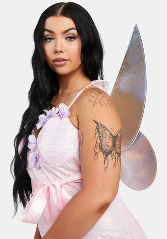 White Iridescent Fairy Wings