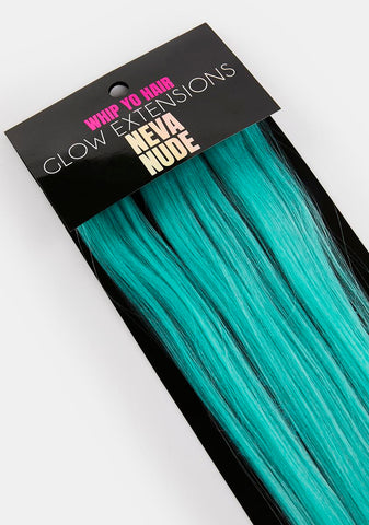 Mermaid Green Glow In The Dark Extensions 3-Pack