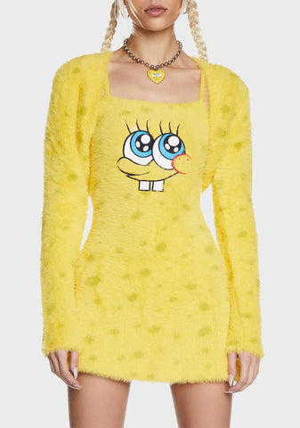 SpongeBob Soak Up My Love Dress And Shrug Set