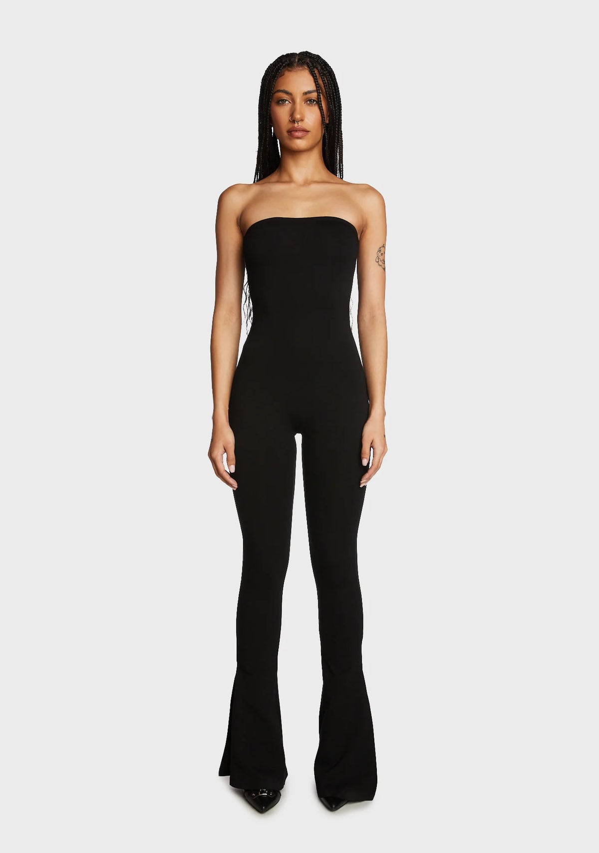 Melina Side Slits Flared Jumpsuit