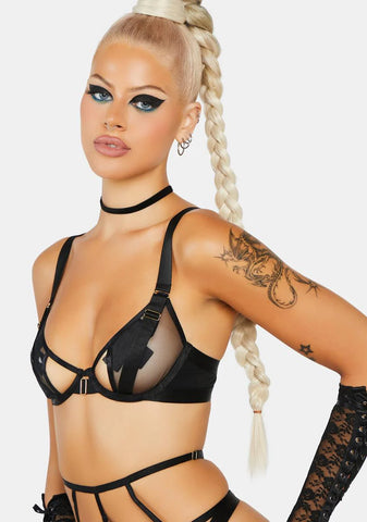 Ayla Sheer Mesh Bra