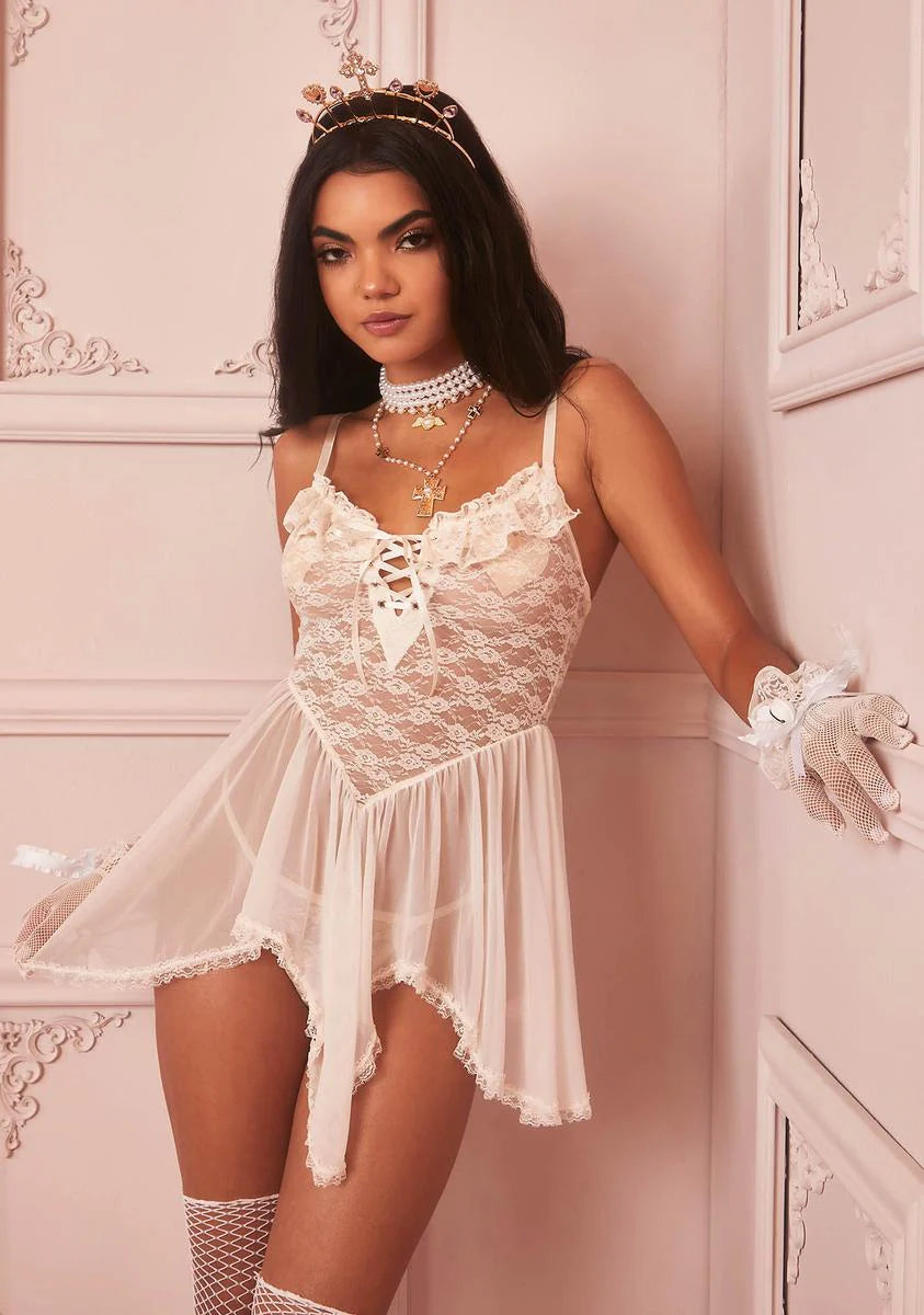 Racing Heart Eyes Lingerie Set