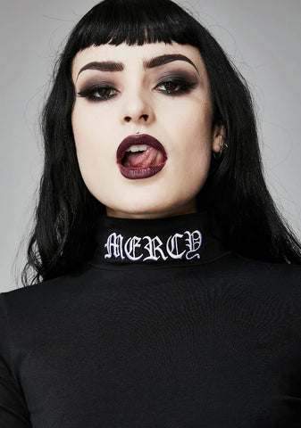 Lord Have Mercy Mock Neck Top