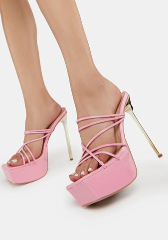 Joslyn Strappy Platform Stiletto Heels