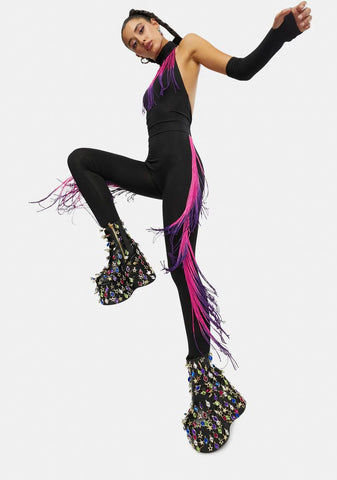 Astral Adventure Fringe Catsuit