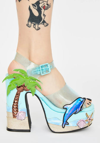 She's A Catch Platform Heels