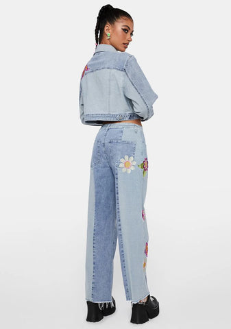Wild Canyons Wide Leg Jeans