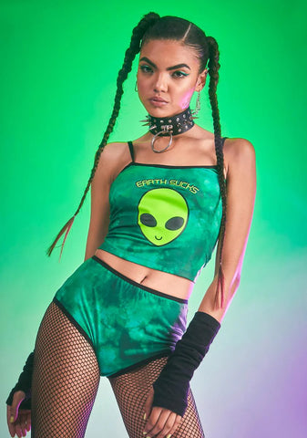 U Rock My World Tie Dye Sleep Set