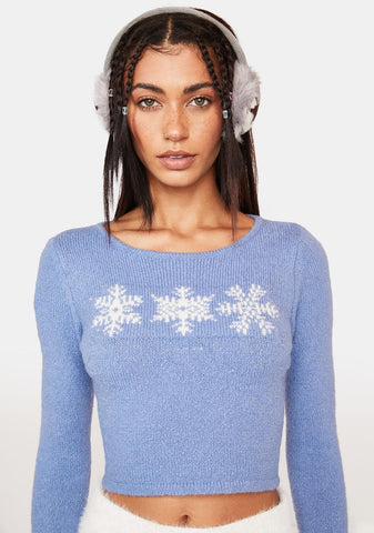 Finding Flurries Knit Sweater