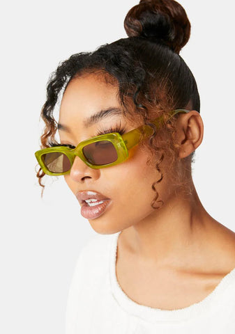 Avocado Supernova Rectangle Sunglasses