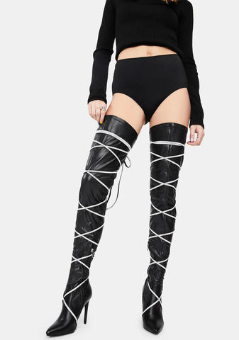 Underworld Stiletto Thigh High Boots