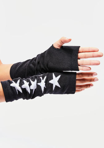 Star Cutout Arm Warmers