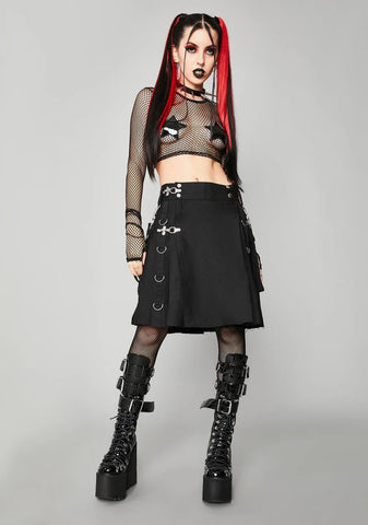 Twisted Twilight Fishnet Top