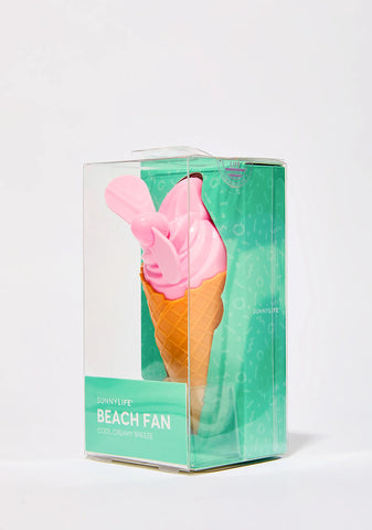 Cream Dream Beach Fan