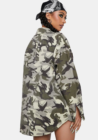 Declassified For You Camo Jacket