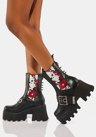 Timeless Platform Ankle Boots