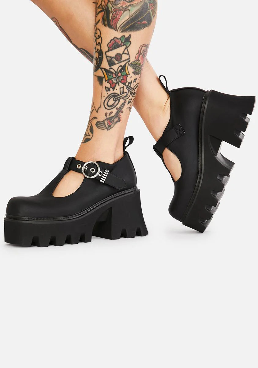 Raven Answer Me Platform Mary Janes