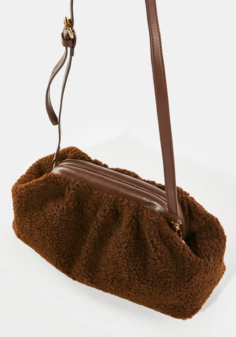 Compatible Brown Teddy Clutch