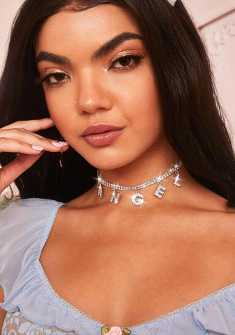 Fit For An Angel Rhinestone Necklace