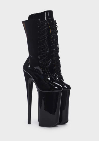 Patent Beyond-1050 Platform Boots