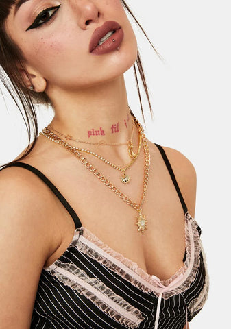 Natural Elements Layered Necklace