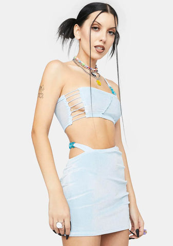 Better Work Cutout Mini Dress