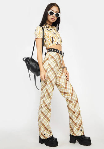 Manila Checkered Pants