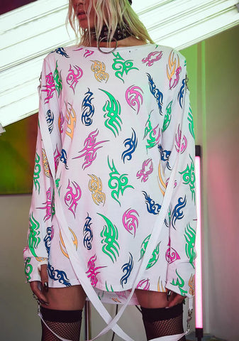 On Your Mark Long Sleeve Tee