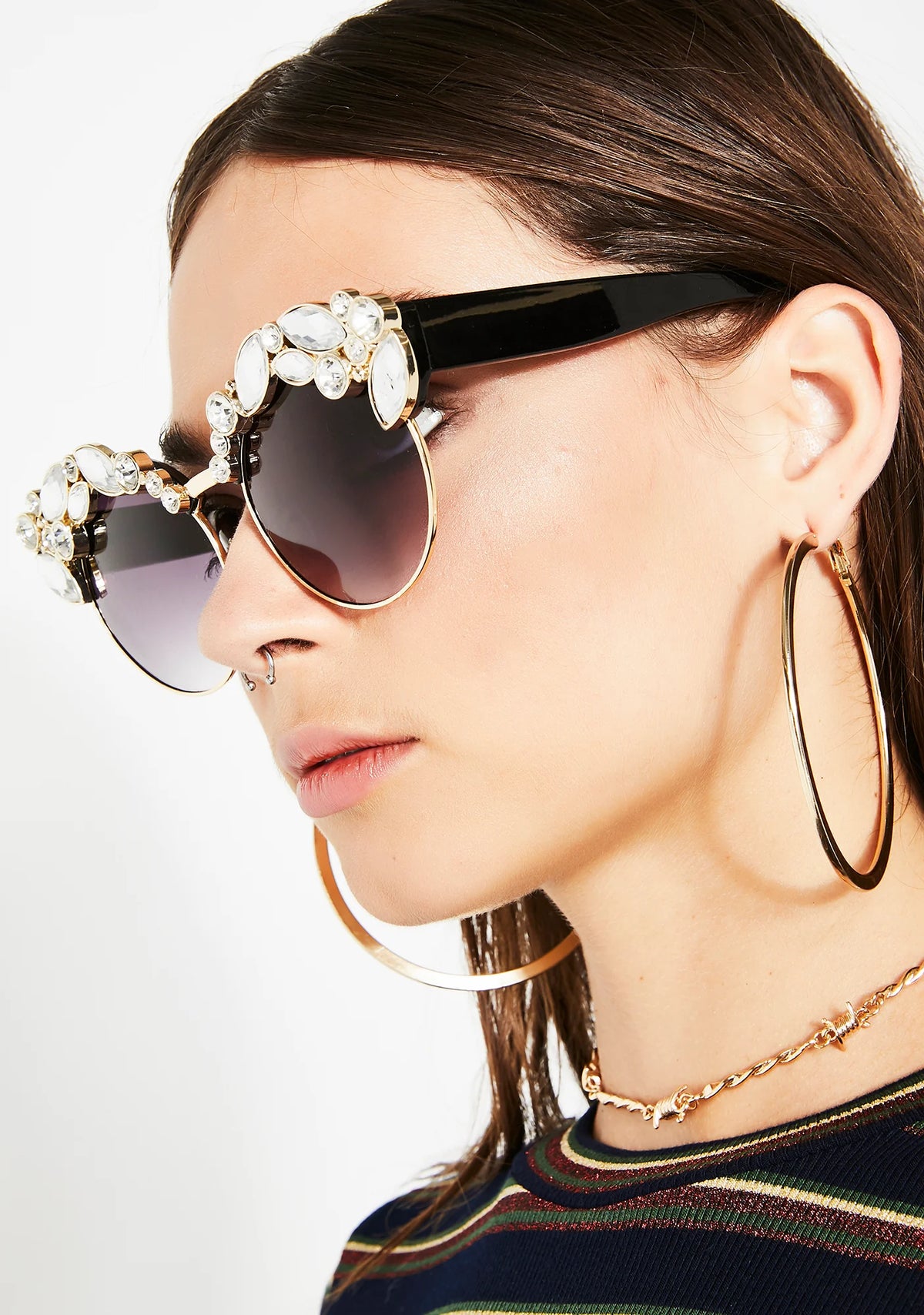 Purely Yours Crystal Sunglasses