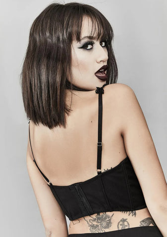 Song Of Sadness Lace Up Tank