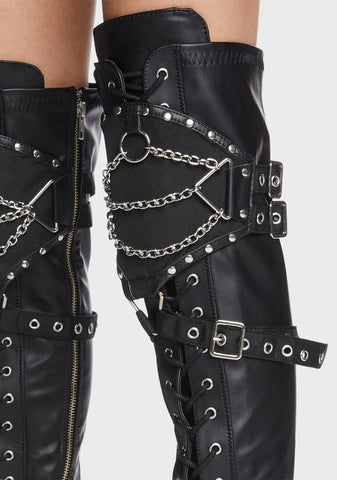Renegade-320 Platform Over-The-Knee Boots