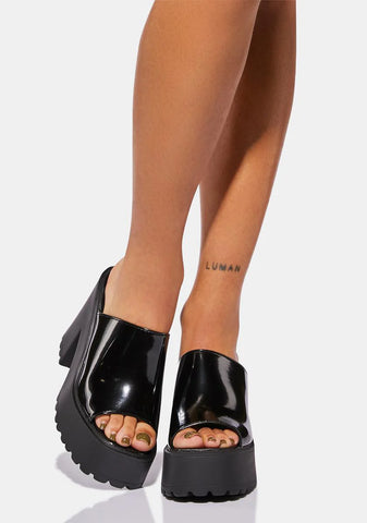 If I Can't Have You Platform Sandals