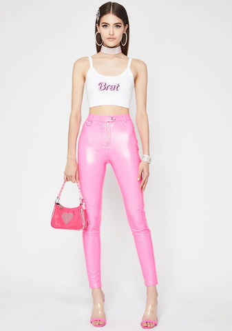 Stay Pampered Vinyl Pants