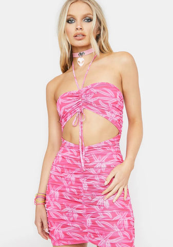 Vegas This Weekend Halter Dress