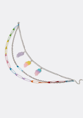 Touched By An Angel Layered Necklace