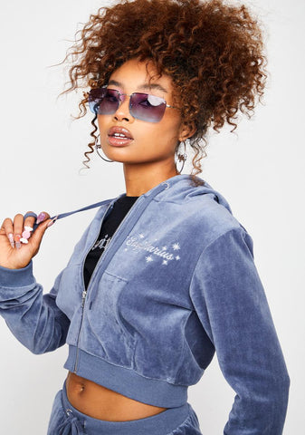 Strike A Balance Velour Jacket